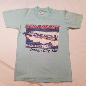 Vintage Single Stitch Stedman SeaRocket Shirt